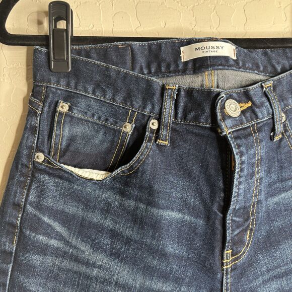 Moussy Vintage Skinny Crop Jeans - Picture 3 of 4